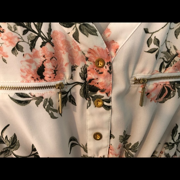 J for Justify Floral maternity blouse large - Picture 5 of 6